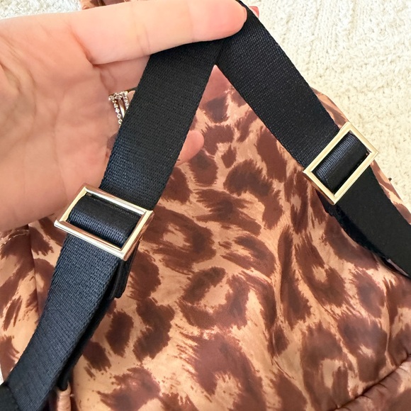 kate spade Brown Leopard-Print Mini Backpack